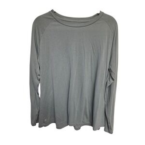 Free Fly XXL Long Sleeve Sun Protection T-Shirt‎ Gray Comfort Adventure Top